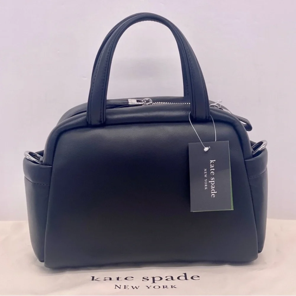 Kate Spade Puffed Satchel NWT Crossbody Black